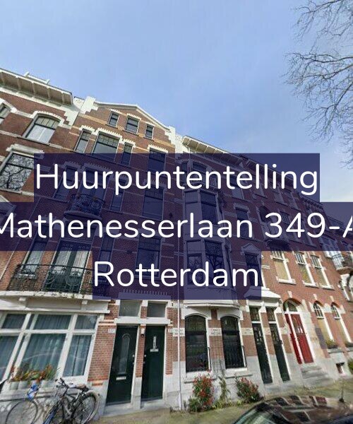 Foto gevel Huurpuntentelling voor Mathenesserlaan 349-A, Rotterdam