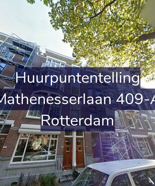 Foto gevel Huurpuntentelling voor Mathenesserlaan 409-A, Rotterdam