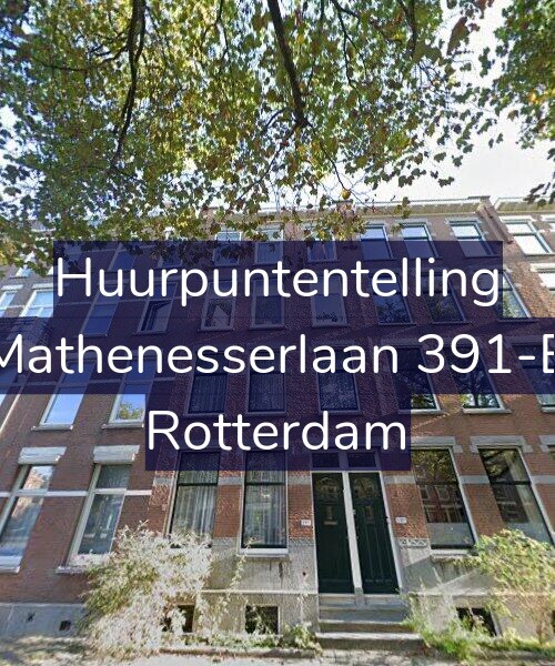 Foto gevel Huurpuntentelling voor Mathenesserlaan 391-B, Rotterdam