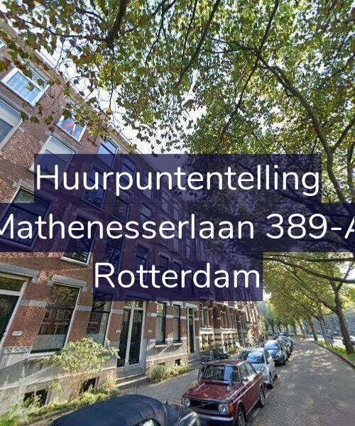 Foto gevel Huurpuntentelling voor Mathenesserlaan 389-A, Rotterdam