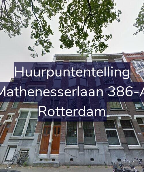 Foto gevel Huurpuntentelling voor Mathenesserlaan 386-A, Rotterdam