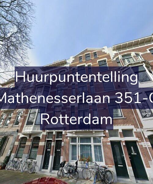 Foto gevel Huurpuntentelling voor Mathenesserlaan 351-C, Rotterdam