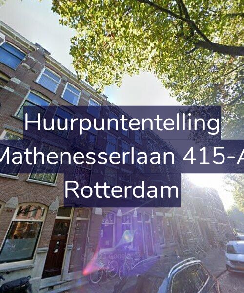 Foto gevel Huurpuntentelling voor Mathenesserlaan 415-A, Rotterdam