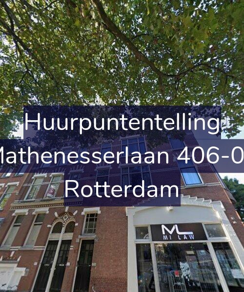 Foto gevel Huurpuntentelling voor Mathenesserlaan 406-02, Rotterdam