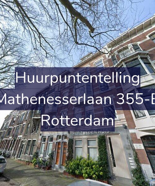 Foto gevel Huurpuntentelling voor Mathenesserlaan 355-B, Rotterdam