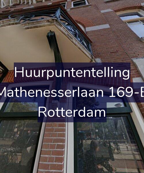 Foto gevel Huurpuntentelling voor Mathenesserlaan 169-B, Rotterdam