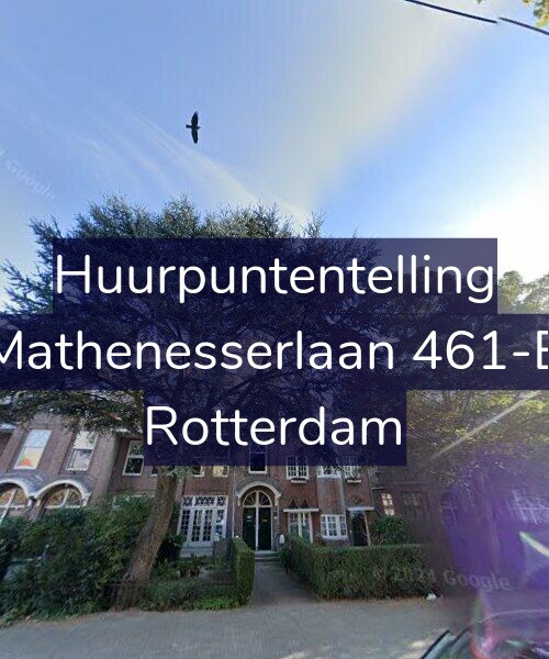 Foto gevel Huurpuntentelling voor Mathenesserlaan 461-B, Rotterdam