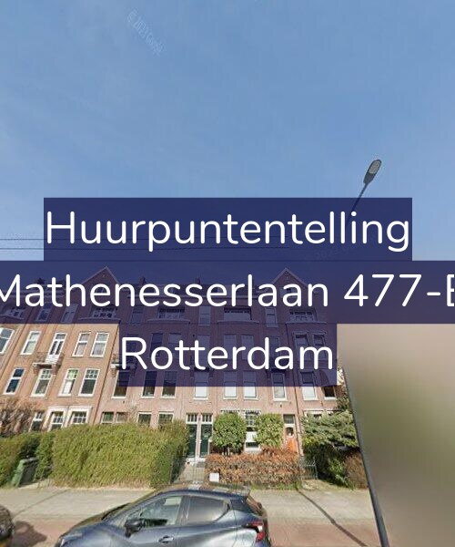 Foto gevel Huurpuntentelling voor Mathenesserlaan 477-E, Rotterdam