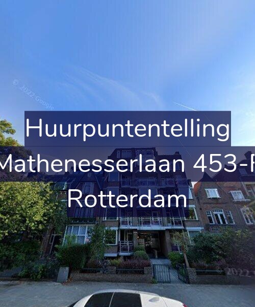 Foto gevel Huurpuntentelling voor Mathenesserlaan 453-F, Rotterdam
