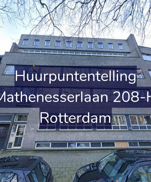 Foto gevel Huurpuntentelling voor Mathenesserlaan 208-H, Rotterdam