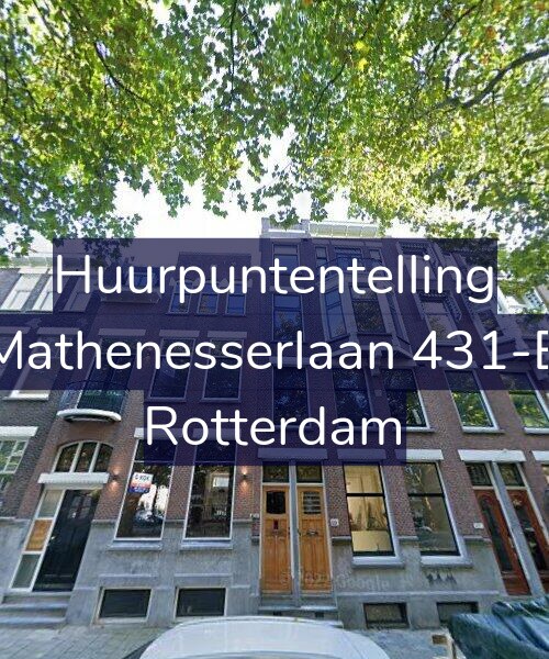 Foto gevel Huurpuntentelling voor Mathenesserlaan 431-B, Rotterdam