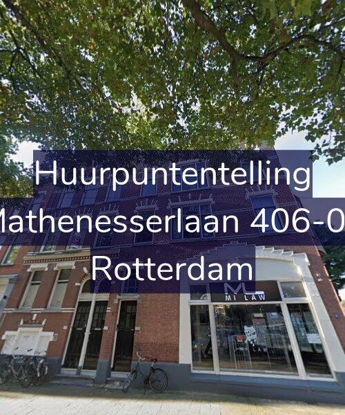 Foto gevel Huurpuntentelling voor Mathenesserlaan 406-01, Rotterdam