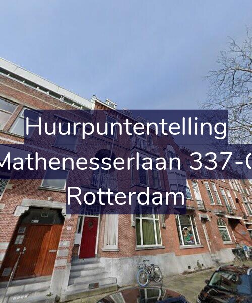 Foto gevel Huurpuntentelling voor Mathenesserlaan 337-C, Rotterdam
