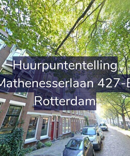 Foto gevel Huurpuntentelling voor Mathenesserlaan 427-B, Rotterdam