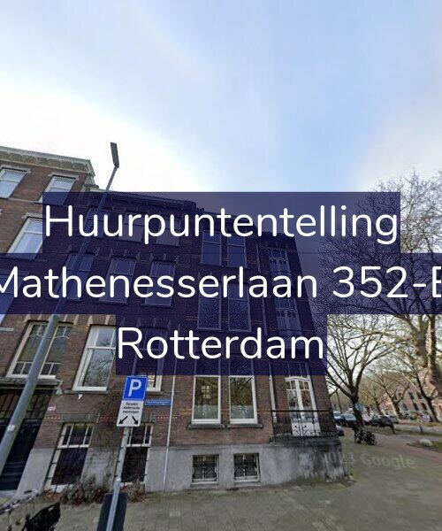 Foto gevel Huurpuntentelling voor Mathenesserlaan 352-B, Rotterdam