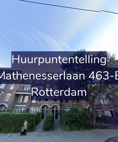 Foto gevel Huurpuntentelling voor Mathenesserlaan 463-B, Rotterdam