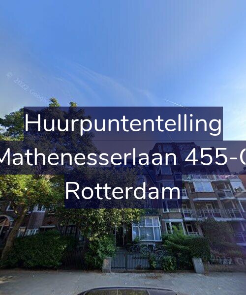 Foto gevel Huurpuntentelling voor Mathenesserlaan 455-C, Rotterdam