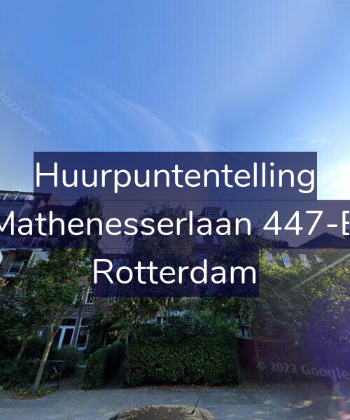 Foto gevel Huurpuntentelling voor Mathenesserlaan 447-B, Rotterdam