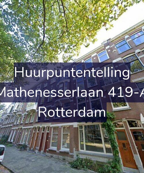 Foto gevel Huurpuntentelling voor Mathenesserlaan 419-A, Rotterdam