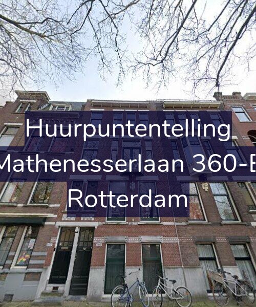 Foto gevel Huurpuntentelling voor Mathenesserlaan 360-B, Rotterdam