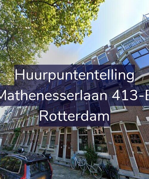Foto gevel Huurpuntentelling voor Mathenesserlaan 413-B, Rotterdam