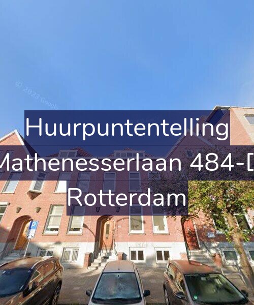 Foto gevel Huurpuntentelling voor Mathenesserlaan 484-D, Rotterdam