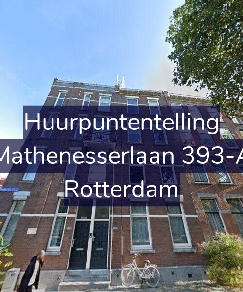 Foto gevel Huurpuntentelling voor Mathenesserlaan 393-A, Rotterdam