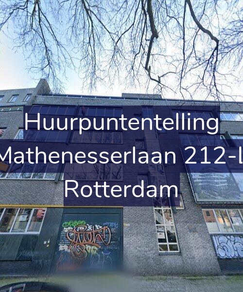 Foto gevel Huurpuntentelling voor Mathenesserlaan 212-L, Rotterdam