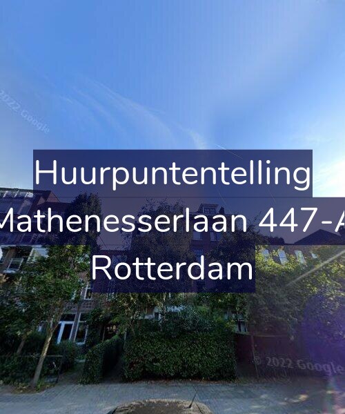 Foto gevel Huurpuntentelling voor Mathenesserlaan 447-A, Rotterdam