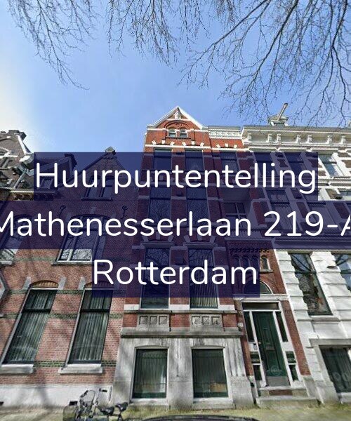 Foto gevel Huurpuntentelling voor Mathenesserlaan 219-A, Rotterdam
