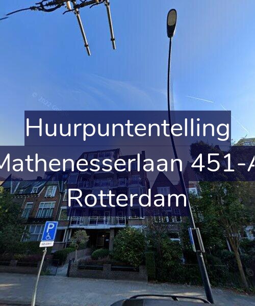 Foto gevel Huurpuntentelling voor Mathenesserlaan 451-A, Rotterdam