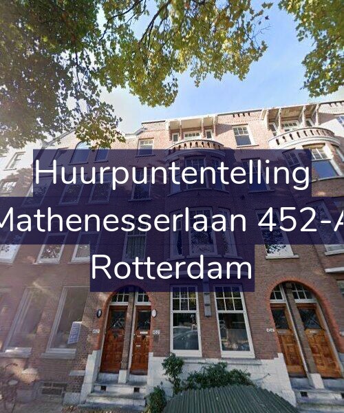Foto gevel Huurpuntentelling voor Mathenesserlaan 452-A, Rotterdam