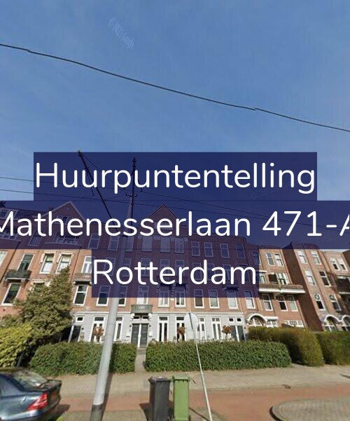 Foto gevel Huurpuntentelling voor Mathenesserlaan 471-A, Rotterdam