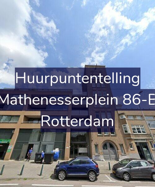 Foto gevel Huurpuntentelling voor Mathenesserplein 86-B, Rotterdam