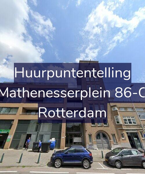 Foto gevel Huurpuntentelling voor Mathenesserplein 86-C, Rotterdam