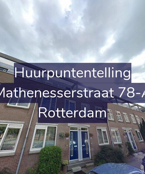 Foto gevel Huurpuntentelling voor Mathenesserstraat 78-A, Rotterdam