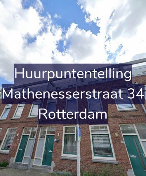 Foto gevel Huurpuntentelling voor Mathenesserstraat 34, Rotterdam