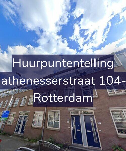 Foto gevel Huurpuntentelling voor Mathenesserstraat 104-A, Rotterdam