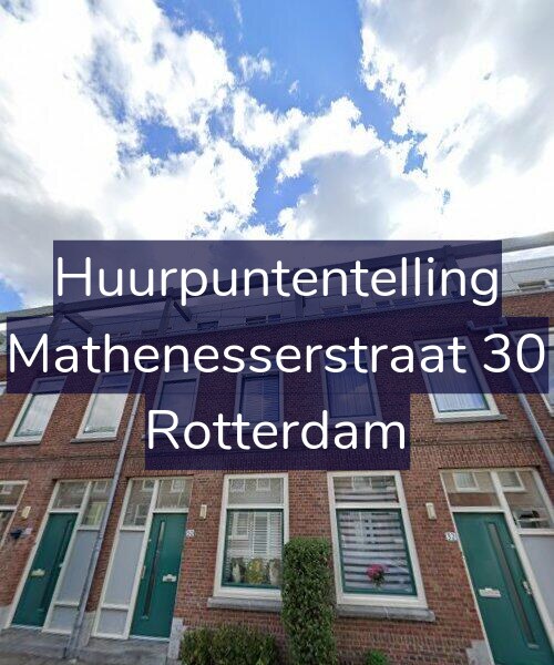 Foto gevel Huurpuntentelling voor Mathenesserstraat 30, Rotterdam