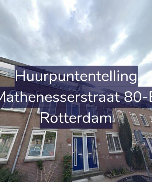 Foto gevel Huurpuntentelling voor Mathenesserstraat 80-B, Rotterdam