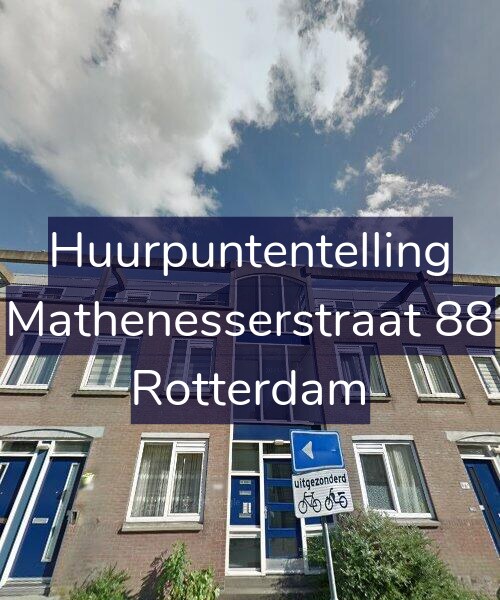 Foto gevel Huurpuntentelling voor Mathenesserstraat 88, Rotterdam