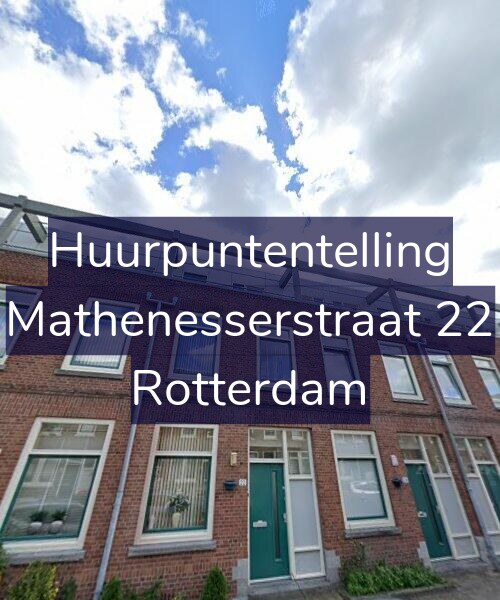Foto gevel Huurpuntentelling voor Mathenesserstraat 22, Rotterdam
