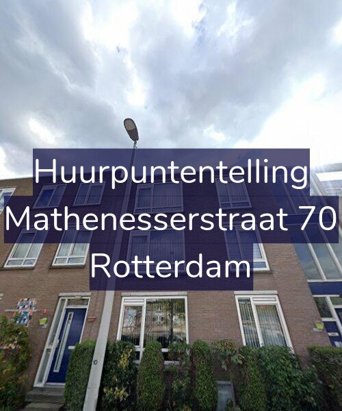 Foto gevel Huurpuntentelling voor Mathenesserstraat 70, Rotterdam