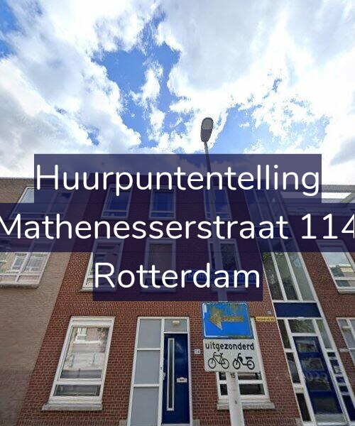 Foto gevel Huurpuntentelling voor Mathenesserstraat 114, Rotterdam