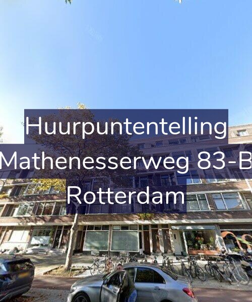 Foto gevel Huurpuntentelling voor Mathenesserweg 83-B, Rotterdam