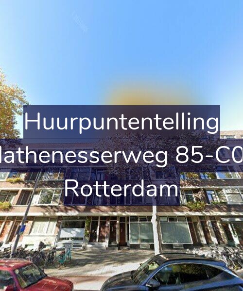 Foto gevel Huurpuntentelling voor Mathenesserweg 85-C03, Rotterdam