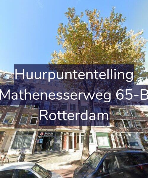 Foto gevel Huurpuntentelling voor Mathenesserweg 65-B, Rotterdam