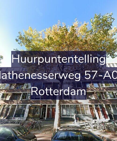 Foto gevel Huurpuntentelling voor Mathenesserweg 57-A01, Rotterdam