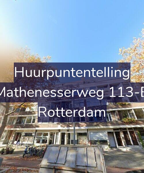 Foto gevel Huurpuntentelling voor Mathenesserweg 113-B, Rotterdam