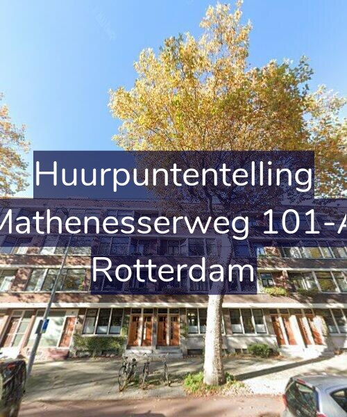 Foto gevel Huurpuntentelling voor Mathenesserweg 101-A, Rotterdam